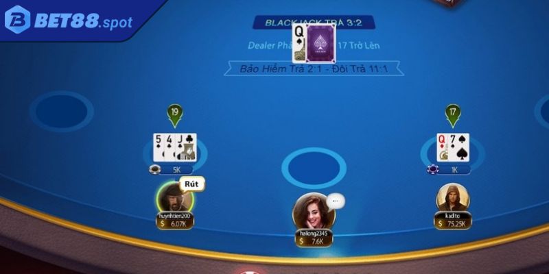 Quy tắc tính điểm trong Blackjack Bet88