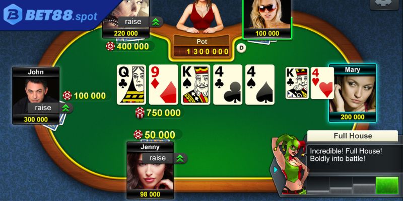 Tổng quan về game Poker Bet88
