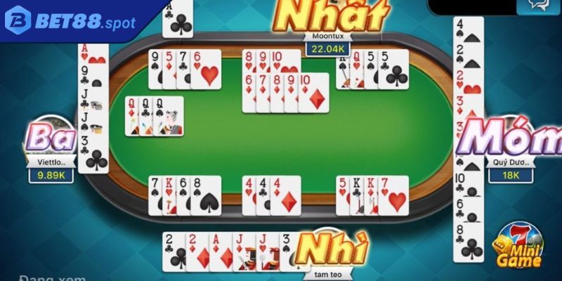 Quản lý bài và điểm số trong giai đoạn cuối ván