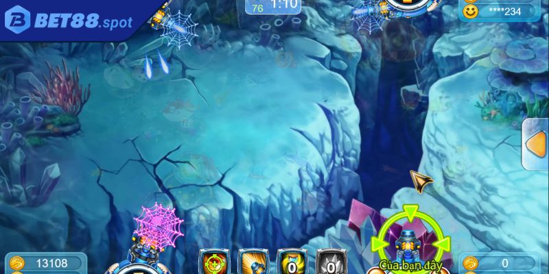 Vua Đại Dương Bet88 - Trò Chơi Giải Trí Săn Thưởng Hấp Dẫn 3 Tấn công khi cá xuất hiện