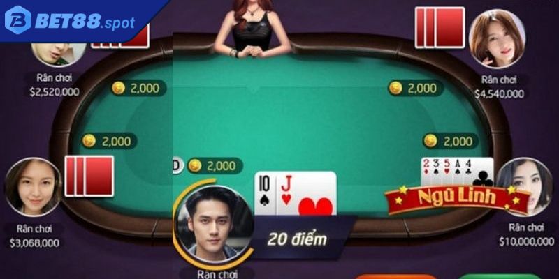 Cách tính điểm Xì Dách Bet88