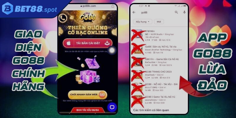 Go88 lừa đảo gây khó khăn cho game thủ khi nạp- rút tiền