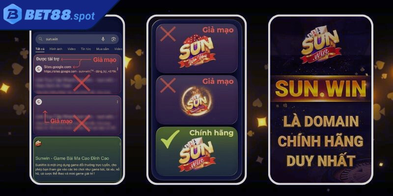 Sunwin thật thường có bố cục gọn, thao tác nhanh